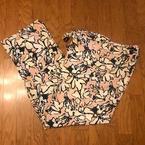 BABANA REPUBLIC FLORAL PANTS SIZE 8